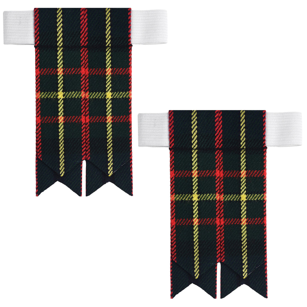Scottish Tartan Kilt Flashes with Elastic Adjusters Maclaren All Safe International