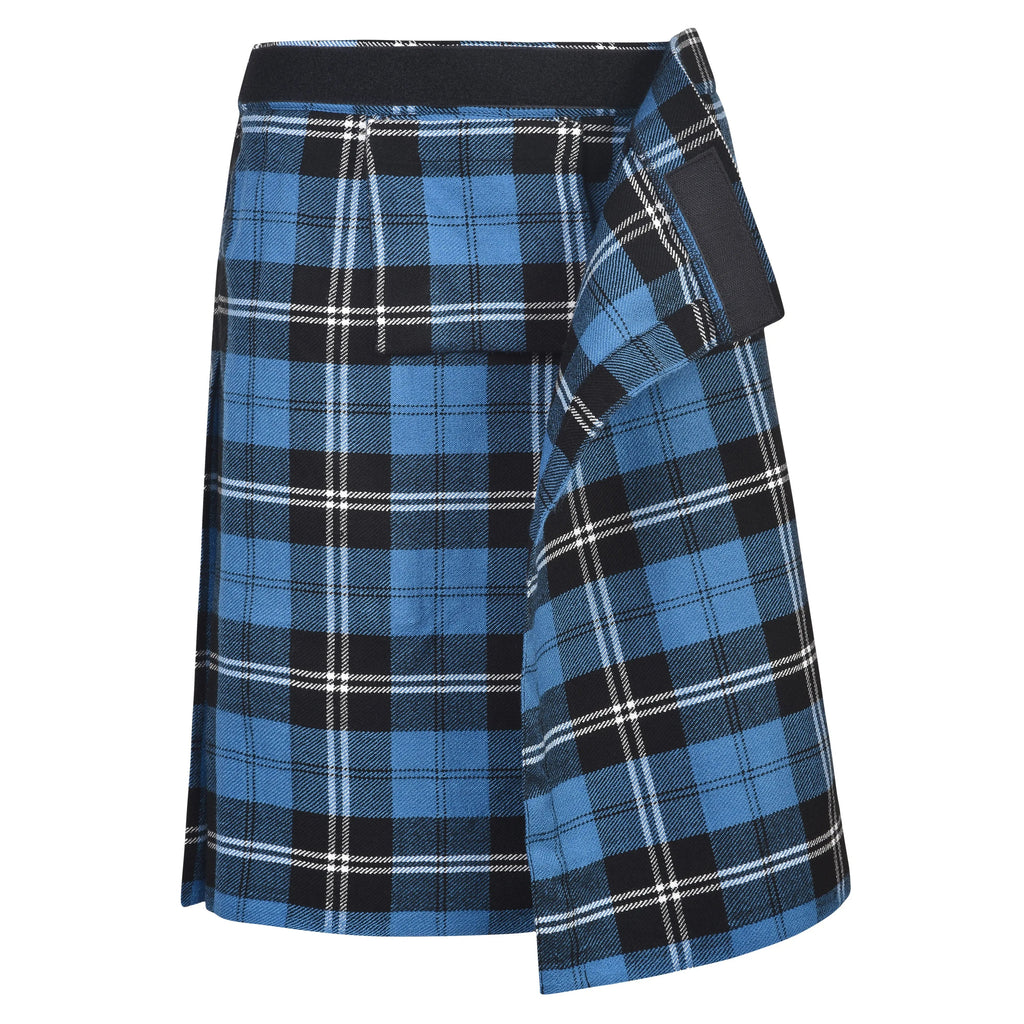 Mens Kilt for Sports, Our Golf Kilt Perfect for Traditional Scottish Clothing, Blue Ramsay Tartan Kilt All Safe Shop