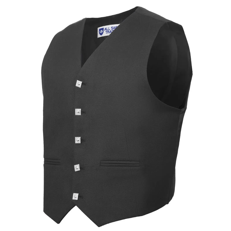 Scottish Formal 5 Buttons Kilt Waistcoat/Vest All Safe International