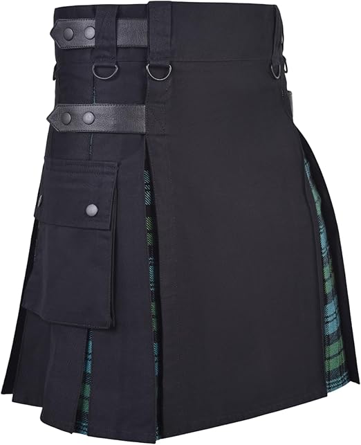 Women’s Campbell Ancient Hybrid Kilt – Plaid Mini Skirt for Golf, Highland Games & Casual Wear