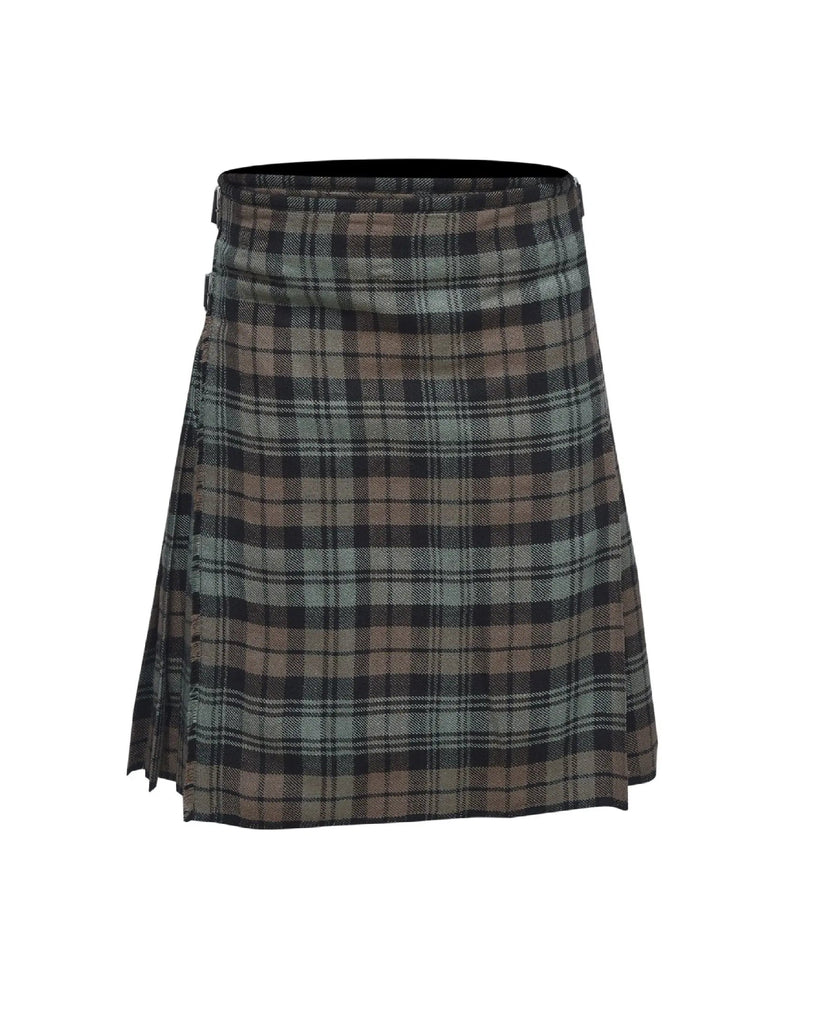 Scottish Traditional Tartan Kilt for Kids, Boys and Girls Toddler Kilts with Ease of Size - Black Watch Weathered Tartan All Safe International