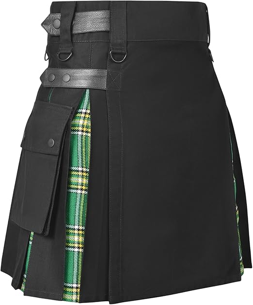 Women’s Irish Hybrid Kilt – Plaid Mini Skirt for Golf, Highland Games & Casual Wear