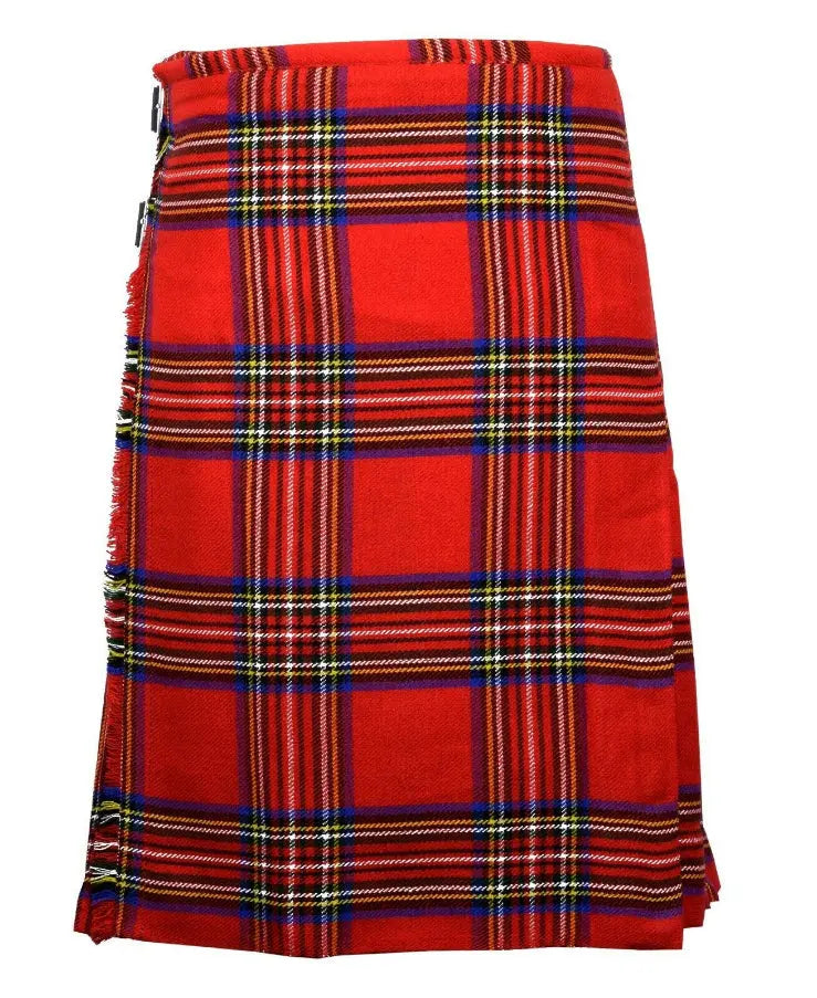 Men's 8 Yard Kilt for Men, Men's Deluxe Kilt, Scottish Tartan Kilt, Highland Wedding Kilt, Royal Stewart Kilt All Safe International