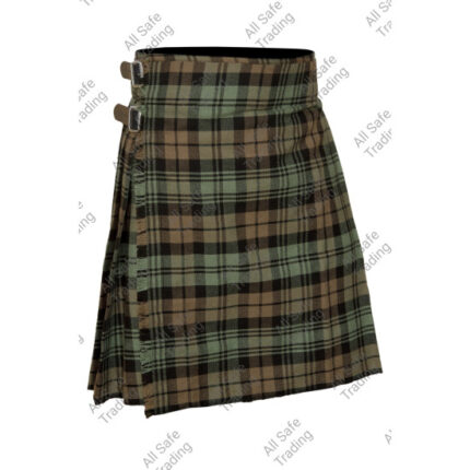 Scottish 5 Yard Black Watch Weathered Tartan Kilt