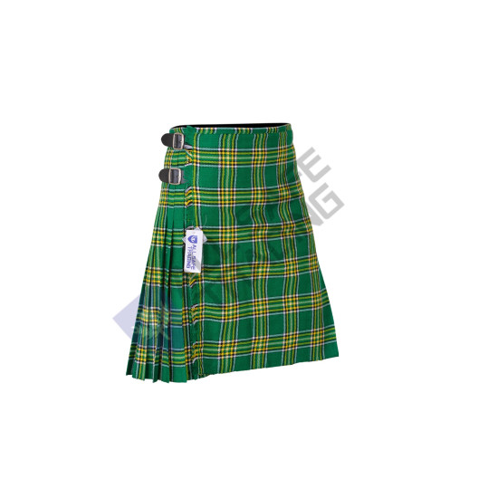 Scottish Boys 13-Oz Casual Wear, Irish Heritage Tartan Kilt